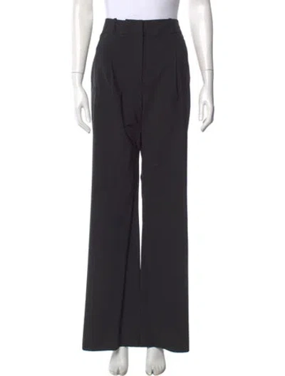 Pre-owned Veronica Beard Wide Leg Pants In Gray