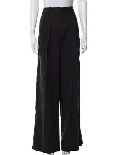 Pre-owned Veronica Beard Wide Leg Pants In Gray