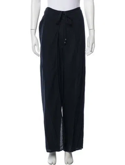 Pre-owned Veronica Beard Wide Leg Pants In Gray