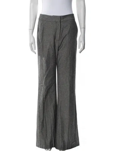 Pre-owned Veronica Beard Wide Leg Pants In Gray