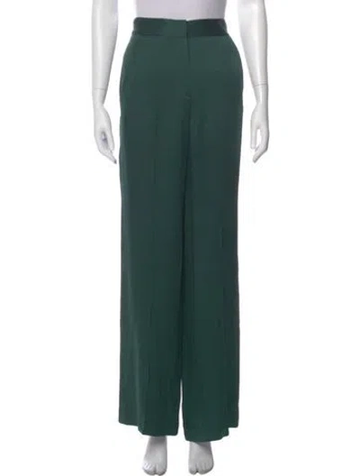 Pre-owned Veronica Beard Wide Leg Pants In Green
