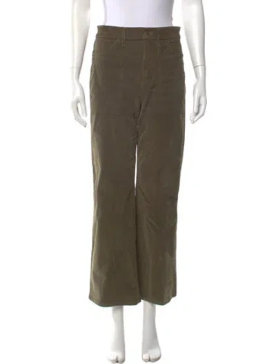 Pre-owned Veronica Beard Wide Leg Pants In Green