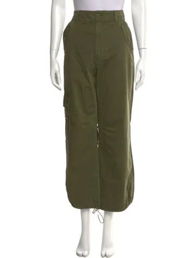 Pre-owned Veronica Beard Wide Leg Pants In Green