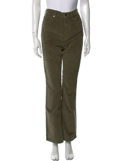 Pre-owned Veronica Beard Wide Leg Pants In Green
