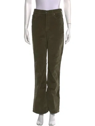 Pre-owned Veronica Beard Wide Leg Pants In Green