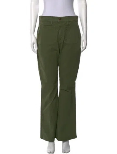 Pre-owned Veronica Beard Wide Leg Pants In Green