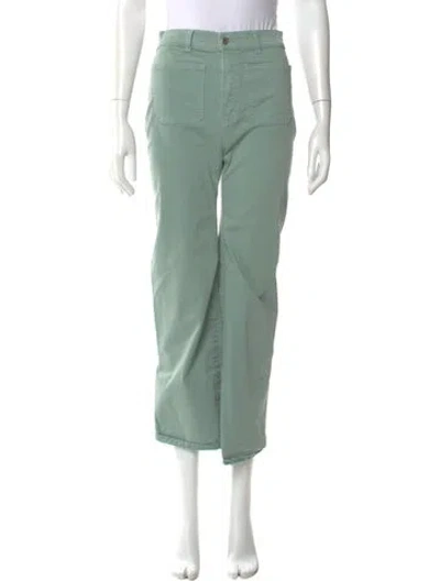 Pre-owned Veronica Beard Wide Leg Pants In Green