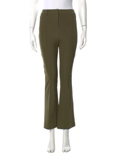 Pre-owned Veronica Beard Wide Leg Pants In Green
