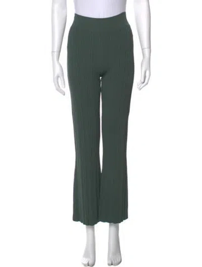 Pre-owned Veronica Beard Wide Leg Pants In Green