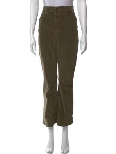 Pre-owned Veronica Beard Wide Leg Pants In Green