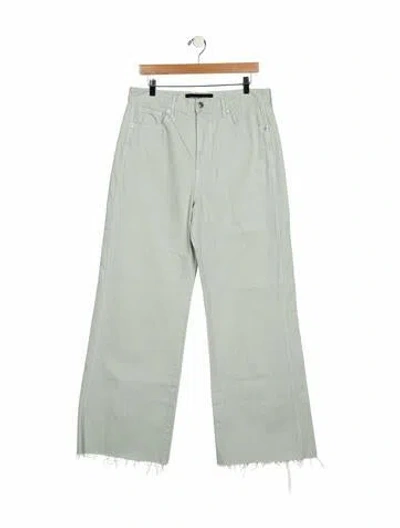 Pre-owned Veronica Beard Wide Leg Pants In Green