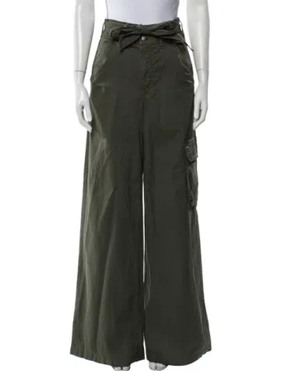 Pre-owned Veronica Beard Wide Leg Pants In Green