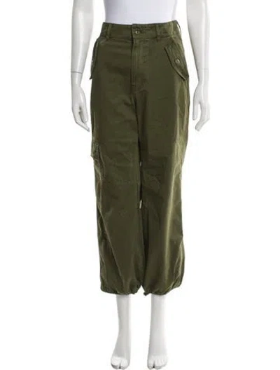 Pre-owned Veronica Beard Wide Leg Pants In Green
