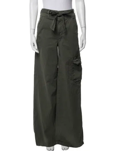 Pre-owned Veronica Beard Wide Leg Pants In Green