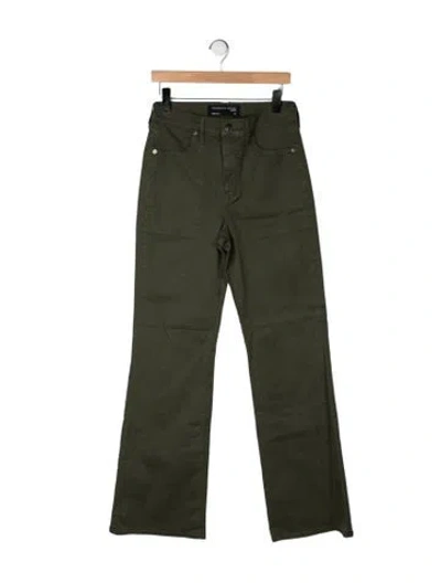 Pre-owned Veronica Beard Wide Leg Pants In Green