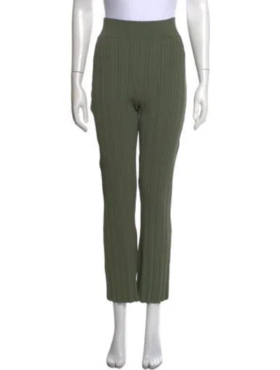 Pre-owned Veronica Beard Wide Leg Pants In Green