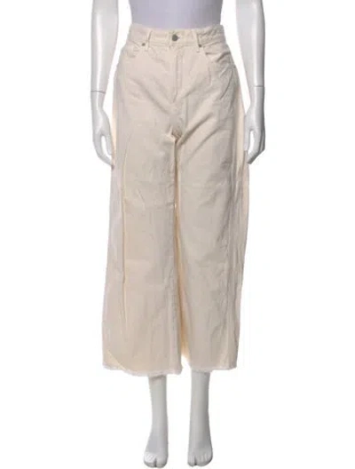 Pre-owned Veronica Beard Wide Leg Pants In Neutral