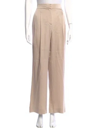 Pre-owned Veronica Beard Wide Leg Pants In Neutral