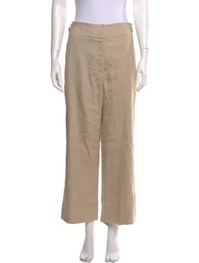 Pre-owned Veronica Beard Wide Leg Pants In Neutral