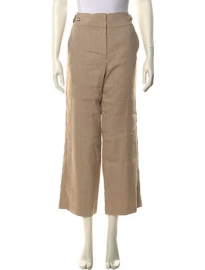 Pre-owned Veronica Beard Wide Leg Pants In Neutral