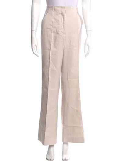 Pre-owned Veronica Beard Wide Leg Pants In Neutral