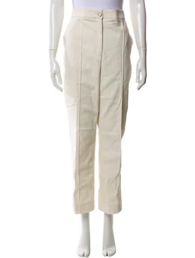 Pre-owned Veronica Beard Wide Leg Pants In Neutral