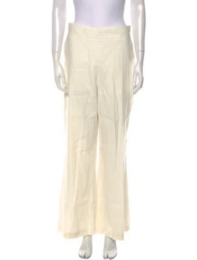 Pre-owned Veronica Beard Wide Leg Pants In Neutral