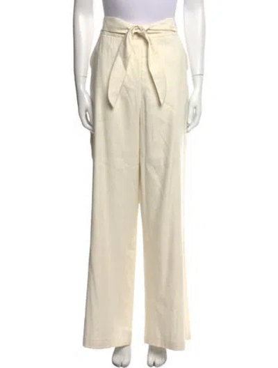 Pre-owned Veronica Beard Wide Leg Pants In Neutral
