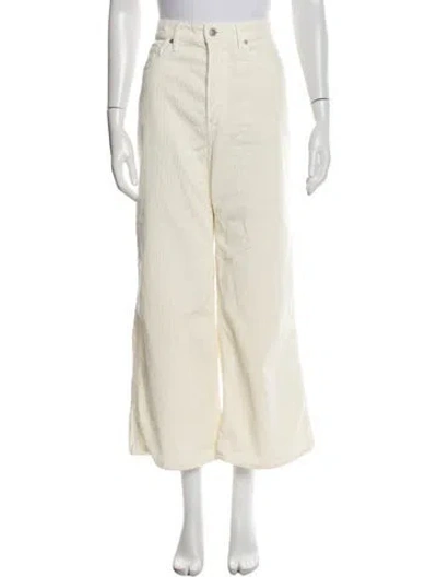 Pre-owned Veronica Beard Wide Leg Pants In Neutral