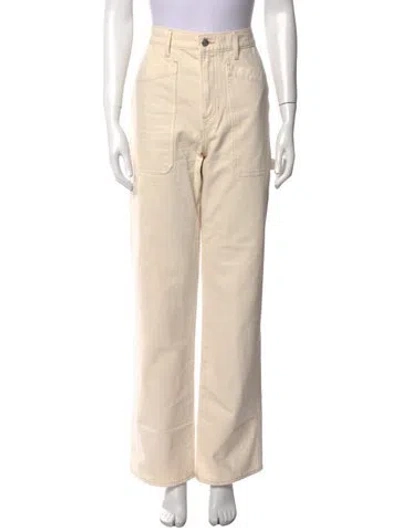 Pre-owned Veronica Beard Wide Leg Pants In Neutral