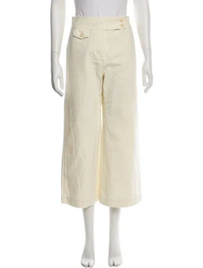 Pre-owned Veronica Beard Wide Leg Pants In Neutral