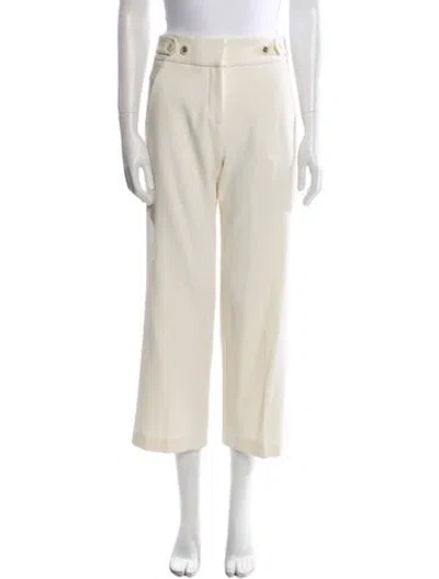 Pre-owned Veronica Beard Wide Leg Pants In Neutral