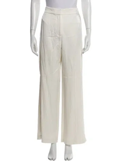 Pre-owned Veronica Beard Wide Leg Pants In Neutral