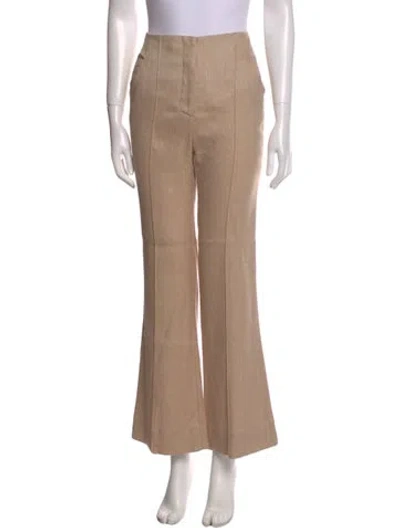 Pre-owned Veronica Beard Wide Leg Pants In Neutral