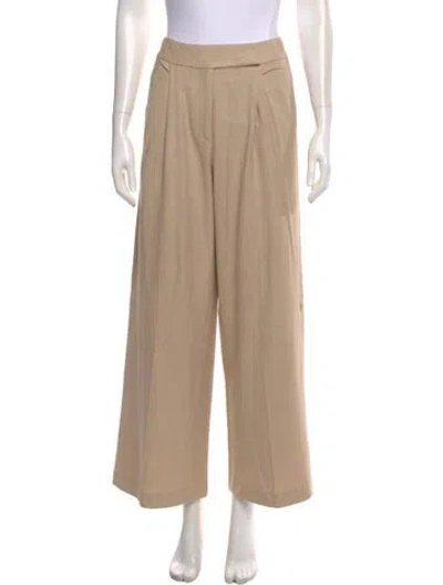 Pre-owned Veronica Beard Wide Leg Pants In Neutral