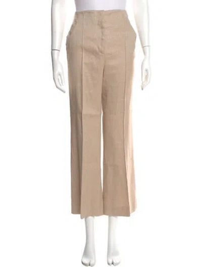 Pre-owned Veronica Beard Wide Leg Pants In Neutral