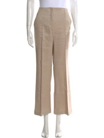 Pre-owned Veronica Beard Wide Leg Pants In Neutral