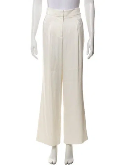 Pre-owned Veronica Beard Wide Leg Pants In Neutral