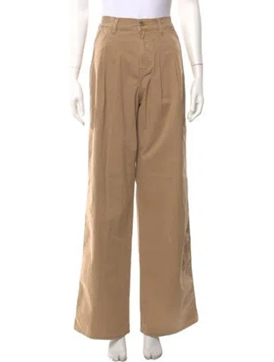 Pre-owned Veronica Beard Wide Leg Pants In Neutral
