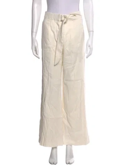 Pre-owned Veronica Beard Wide Leg Pants In Neutral