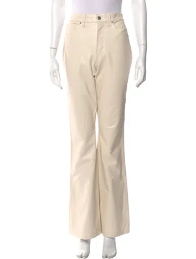 Pre-owned Veronica Beard Wide Leg Pants In Neutral