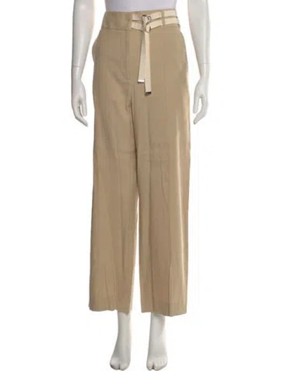 Pre-owned Veronica Beard Wide Leg Pants In Neutral