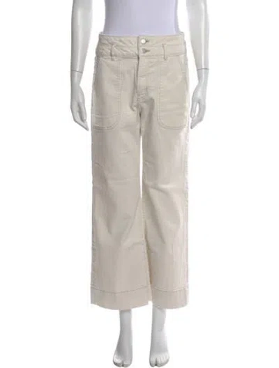 Pre-owned Veronica Beard Wide Leg Pants In Neutral
