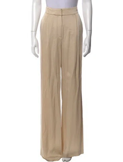 Pre-owned Veronica Beard Wide Leg Pants In Neutral