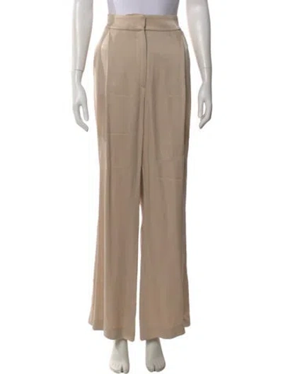 Pre-owned Veronica Beard Wide Leg Pants In Neutral