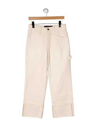 Pre-owned Veronica Beard Wide Leg Pants In Neutral