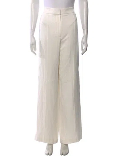 Pre-owned Veronica Beard Wide Leg Pants In Neutral