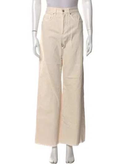 Pre-owned Veronica Beard Wide Leg Pants In Neutral