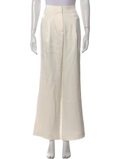 Pre-owned Veronica Beard Wide Leg Pants In Neutral