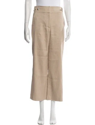 Pre-owned Veronica Beard Wide Leg Pants In Neutral